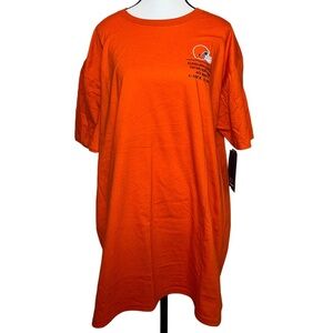Fanatics Browns Orange Short Sleeve Tee Vibrant Cotton Crew Neck